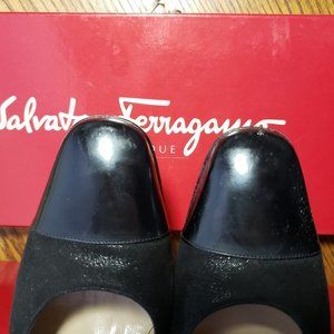 SALVATORE FERRAGAMO PUMPS 8M - BLACK